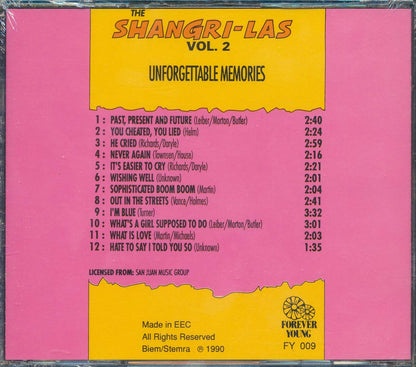 The Shangri-Las - Unforgettable Memories: Volume 2 [New CD]