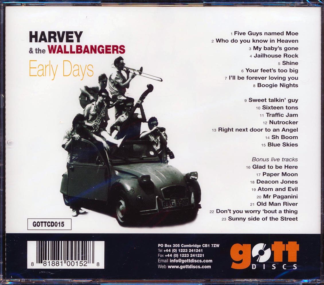 Harvey & The Wallbangers - Early Days (23 tracks) [New CD]