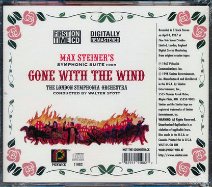 The London Symphonia Orchestra - Gone With The Wind: Max Steiner's Symphonic Suite (remastered) [New CD]
