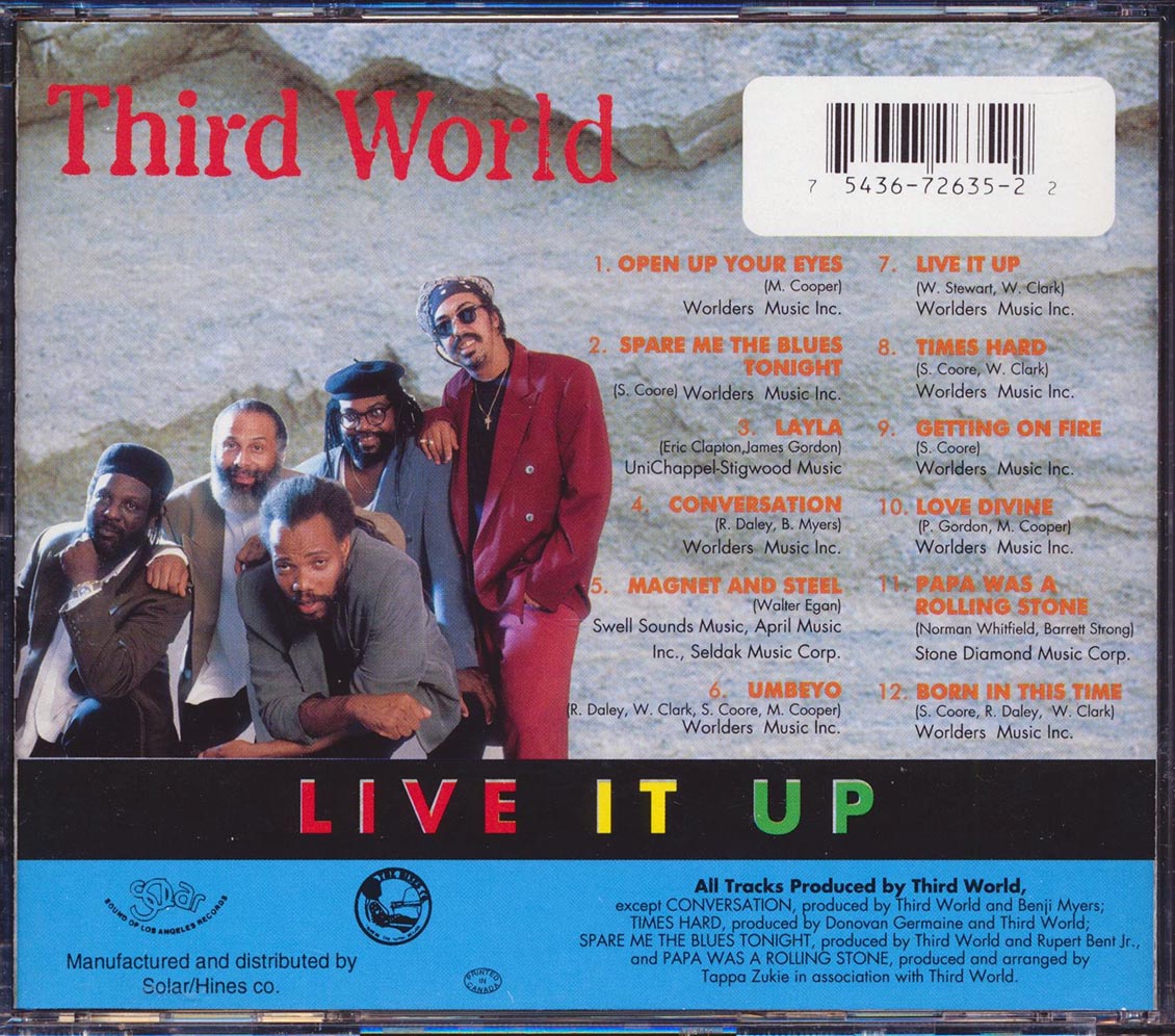 Third World - Live It Up [New CD]