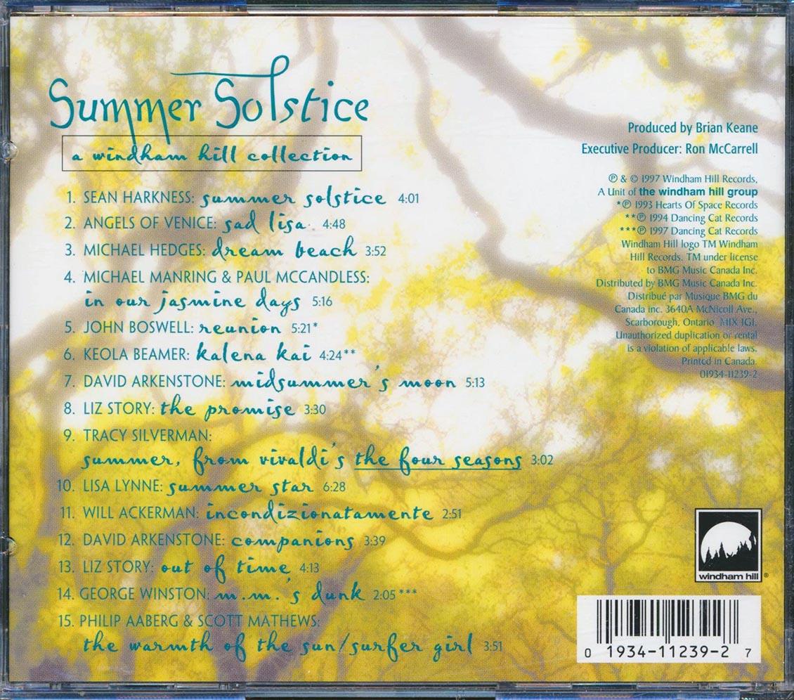 Various - Summer Solstice: A Windham Hill Collection [New CD]