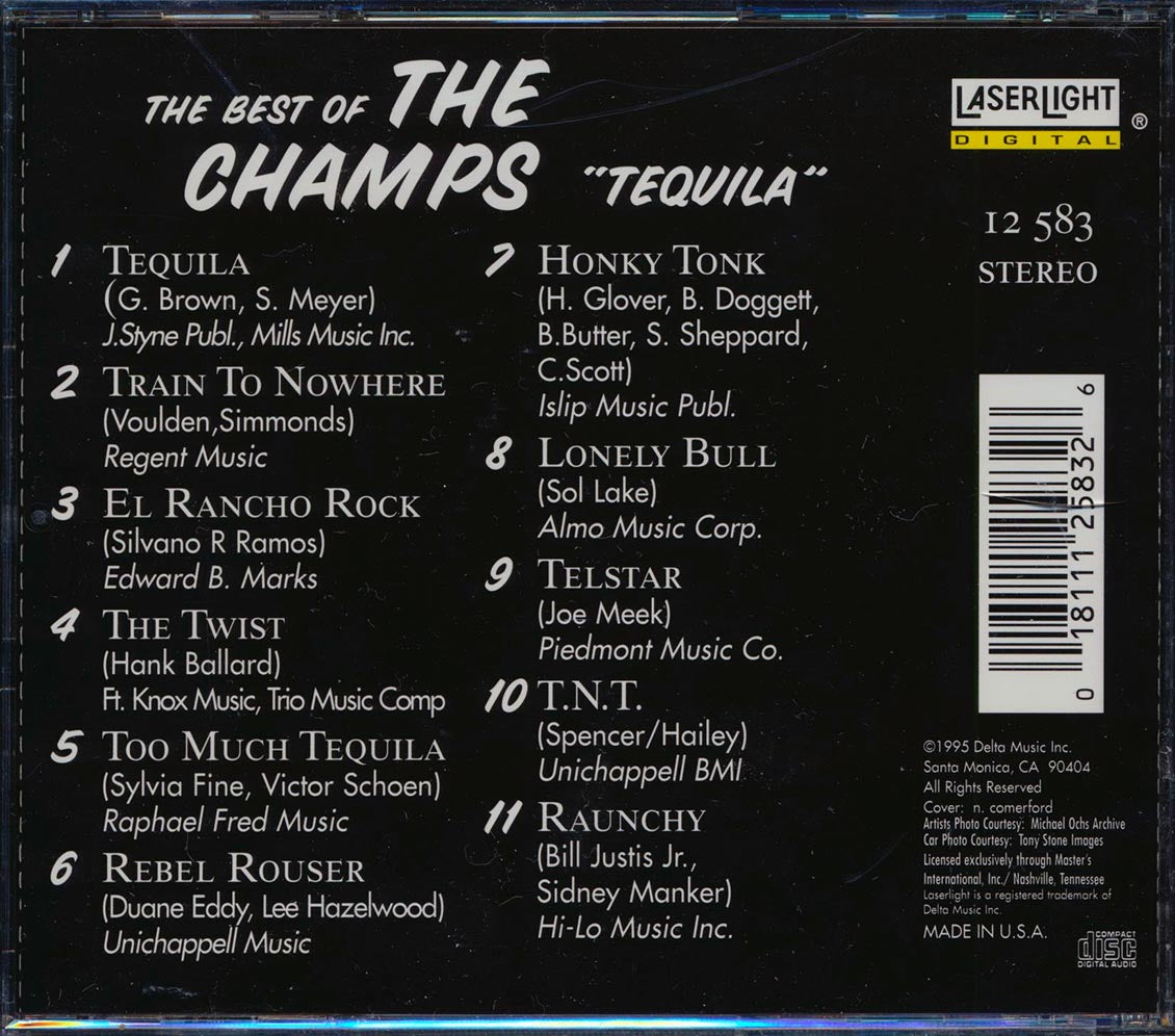 The Champs - The Best Of The Champs: Tequila [New CD]