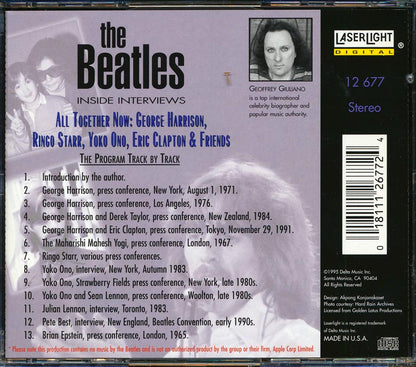 The Beatles - Inside Interviews [New CD]