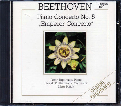 Beethoven - Piano Concerto No. 5 Emperor Concerto: Sloval Philharmonic Orchestra, Libor Pesek [New CD]