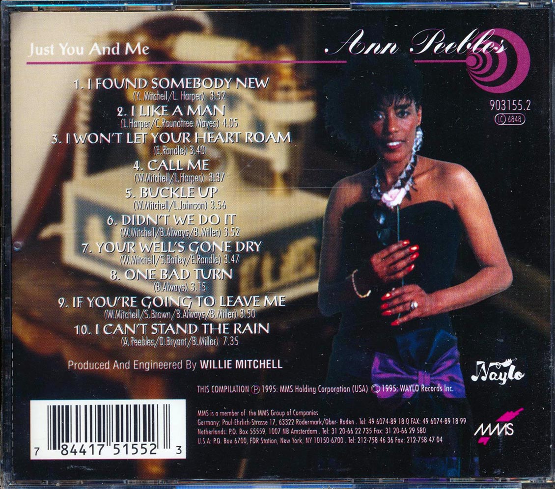 Ann Peebles - Just You And Me [New CD]