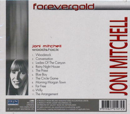 Joni Mitchell - Woodstock (Forever Gold) [New CD]