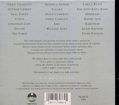 Cusco, Neal Schon, 3rd Force, Ottmar Liebert, Craig Chaquico, Etc. - Higher Octave Music Evolution 1986-1996 (30 tracks) (2xCD) (incl. large booklet) (deluxe 4-fold digipak) [New CD]