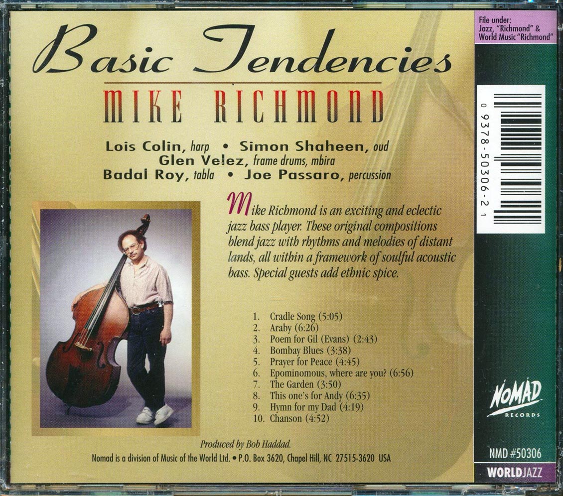 Mike Richmond - Basic Tendencies [New CD]