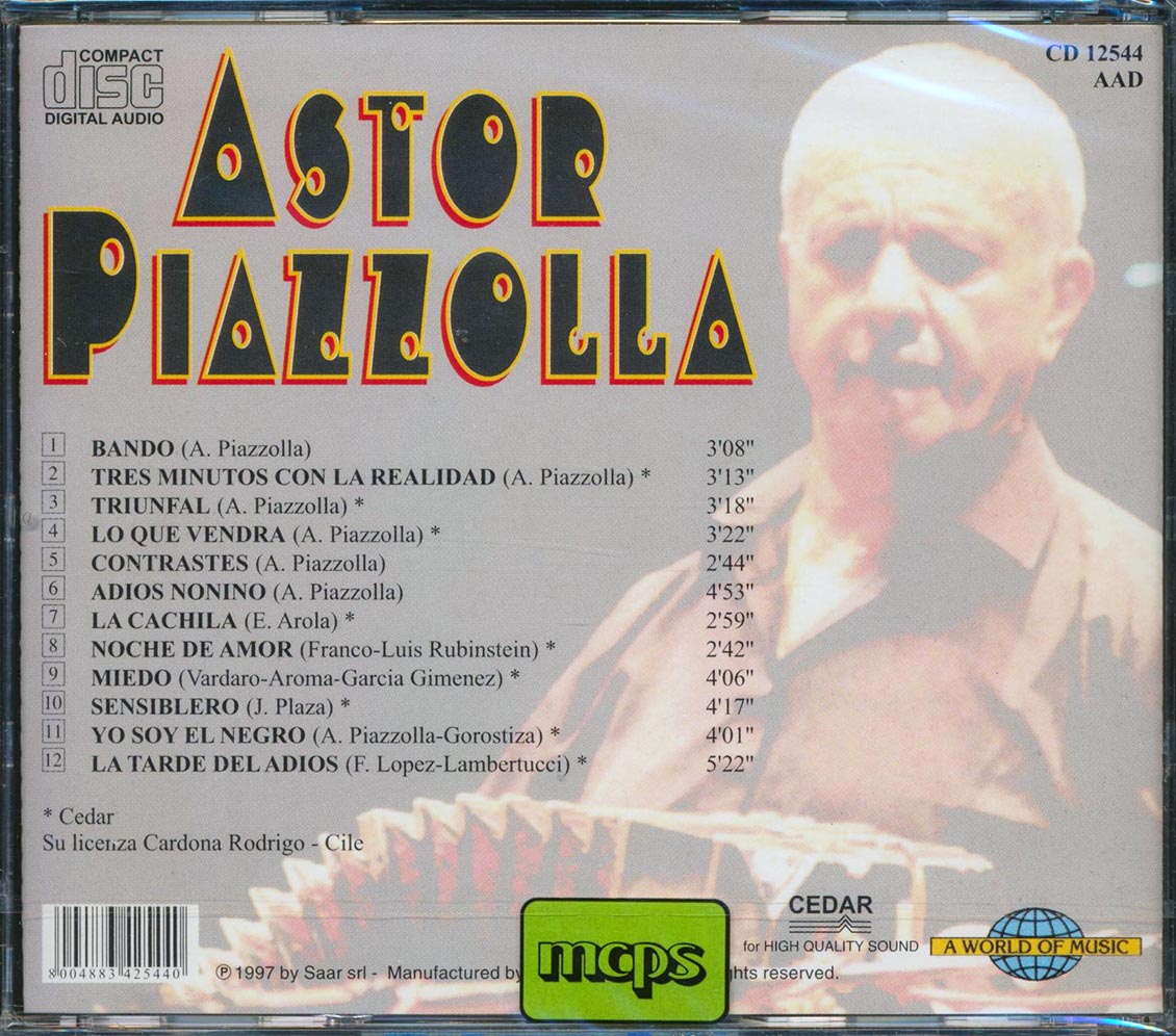 Astor Piazzolla - Astor Piazzolla [New CD]