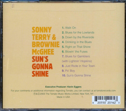 Sonny Terry, Brownie McGhee - Sun's Gonna Shine [New CD]