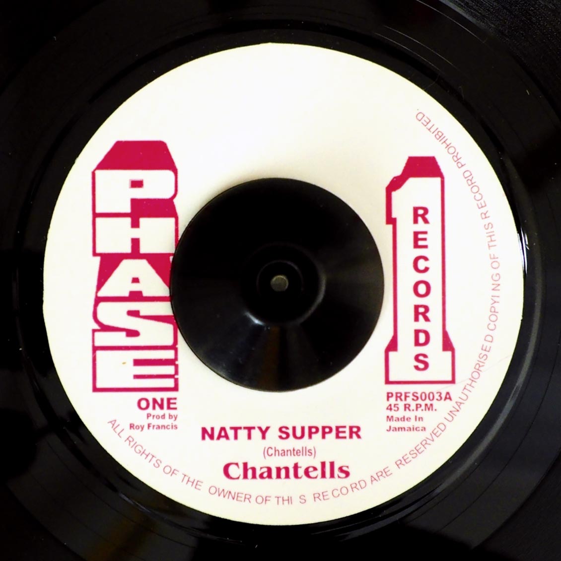 Chantells - Natty Supper  /  Version [New Vinyl 7"]