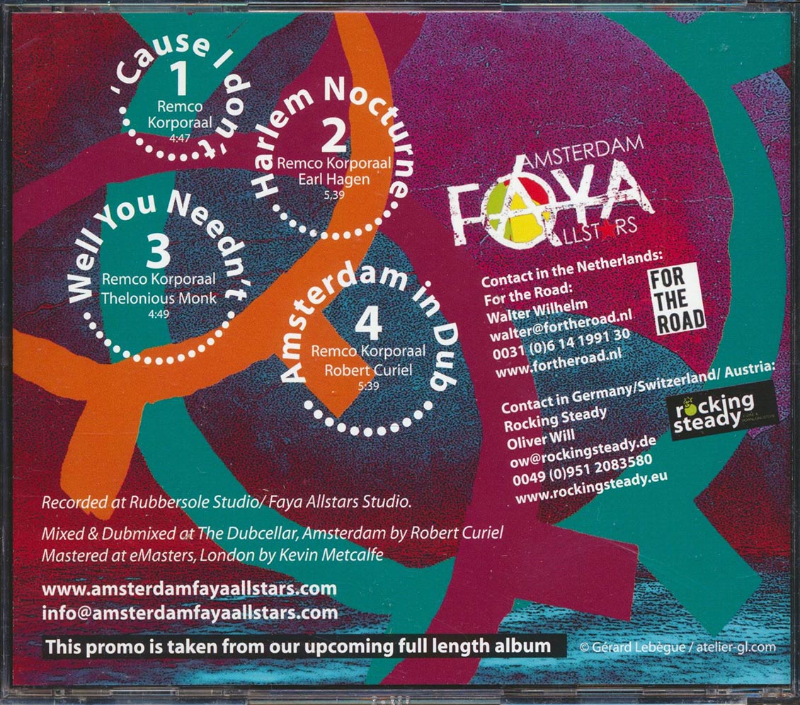 Amsterdam Faya Allstars - Amsterdam Faya Allstars [New CD]