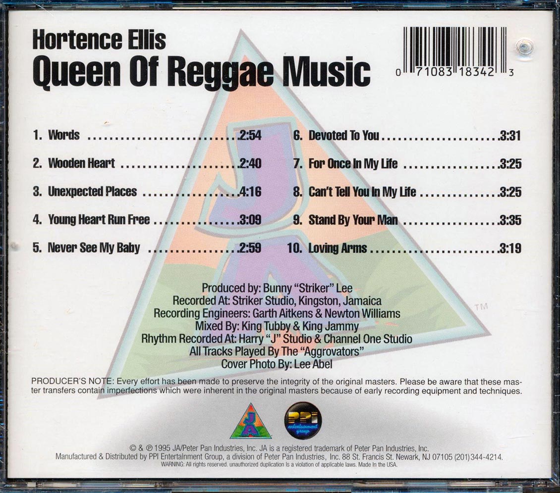 Hortense Ellis - Queen Of Reggae Music [New CD]