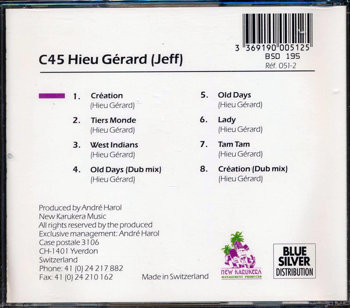 C45 Hieu Gerard (Jeff) - Creation [New CD]