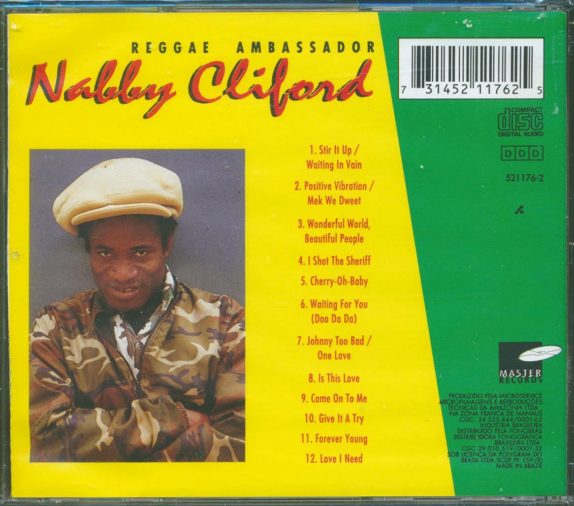 Nabby Cliford - Reggae Ambassador [New CD]