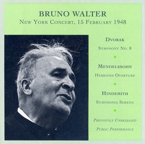 Bruno Walter - Symphony 8 / Hebrides Overture / Symphonia Serena Music CD