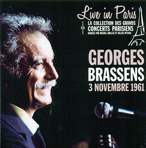 Georges Brassens - Live in Paris 03 Novembre 1961 Music CD