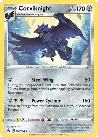 Corviknight 190/264 - SWSH08 Fusion Strike