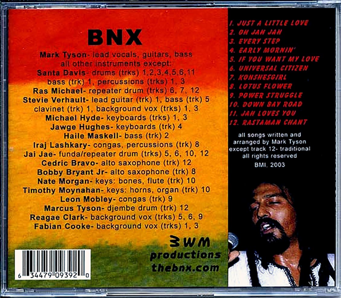 Mark Tyson & The BNX - Universal Citizen [New CD]