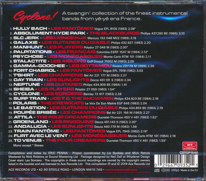 Blackburds, Fantomes, Guitars Du Diable, Etc. - Cyclone! Gallic Guitars A-Go-Go 1962-66 [New CD]