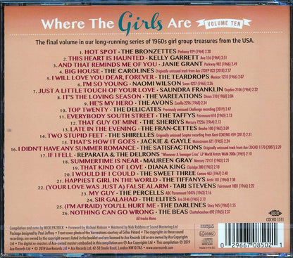 Naomi Wilson, The Bronzettes, The Vareeations, Etc. - Where The Girls Are Volume 10 [New CD]