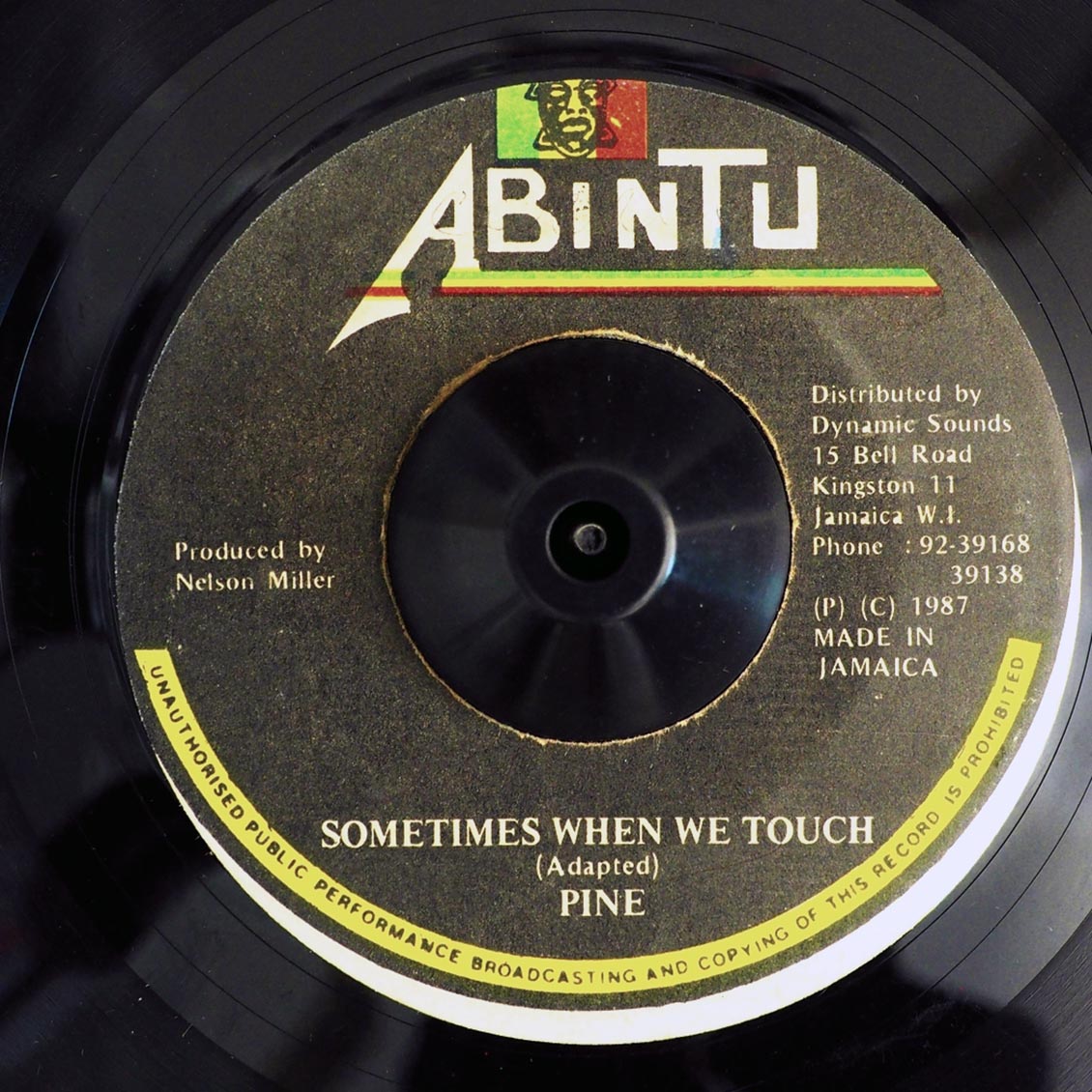 Pine - Sometimes When We Touch  /  Burnng Band - Version [New Vinyl Record 7" Single]