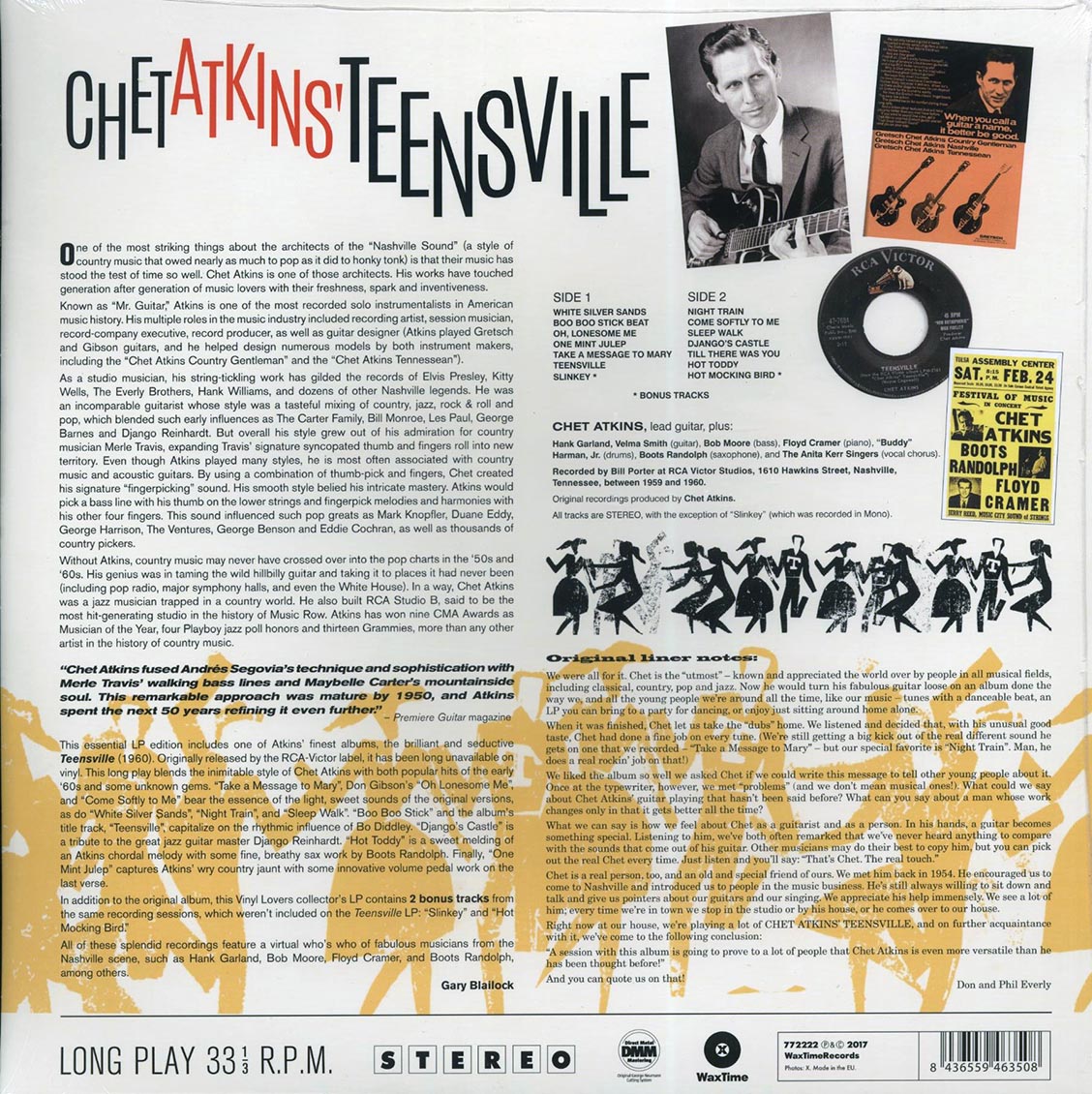 Chet Atkins - Teensville (+2 bonus tracks) (ltd. ed.) (180g) [New Vinyl Record LP]