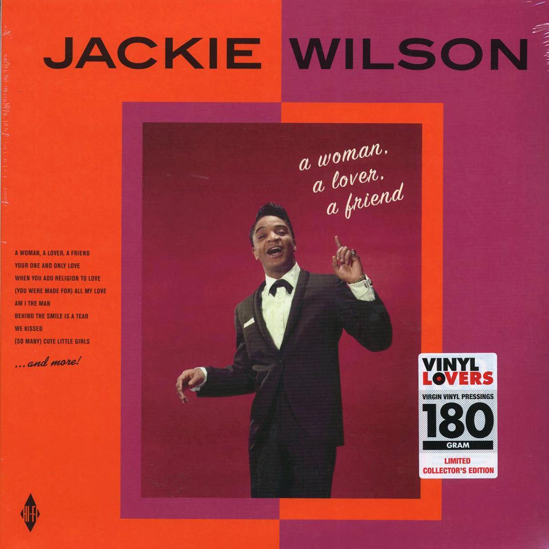 Jackie Wilson - A Woman. A Lover. A Friend. (ltd. ed.) (180g) (High-Def VV) [New Vinyl Record LP]