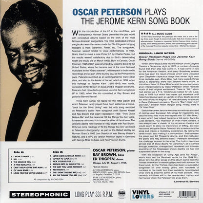 Oscar Peterson - Plays The Jerome Kern Song Book (+3 bonus tracks) (ltd. ed.) (180g) [New Vinyl Record LP]