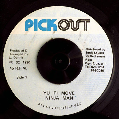 Ninja Man - Yu Fi Move  /  Version (orig. press) [New Vinyl 7"]