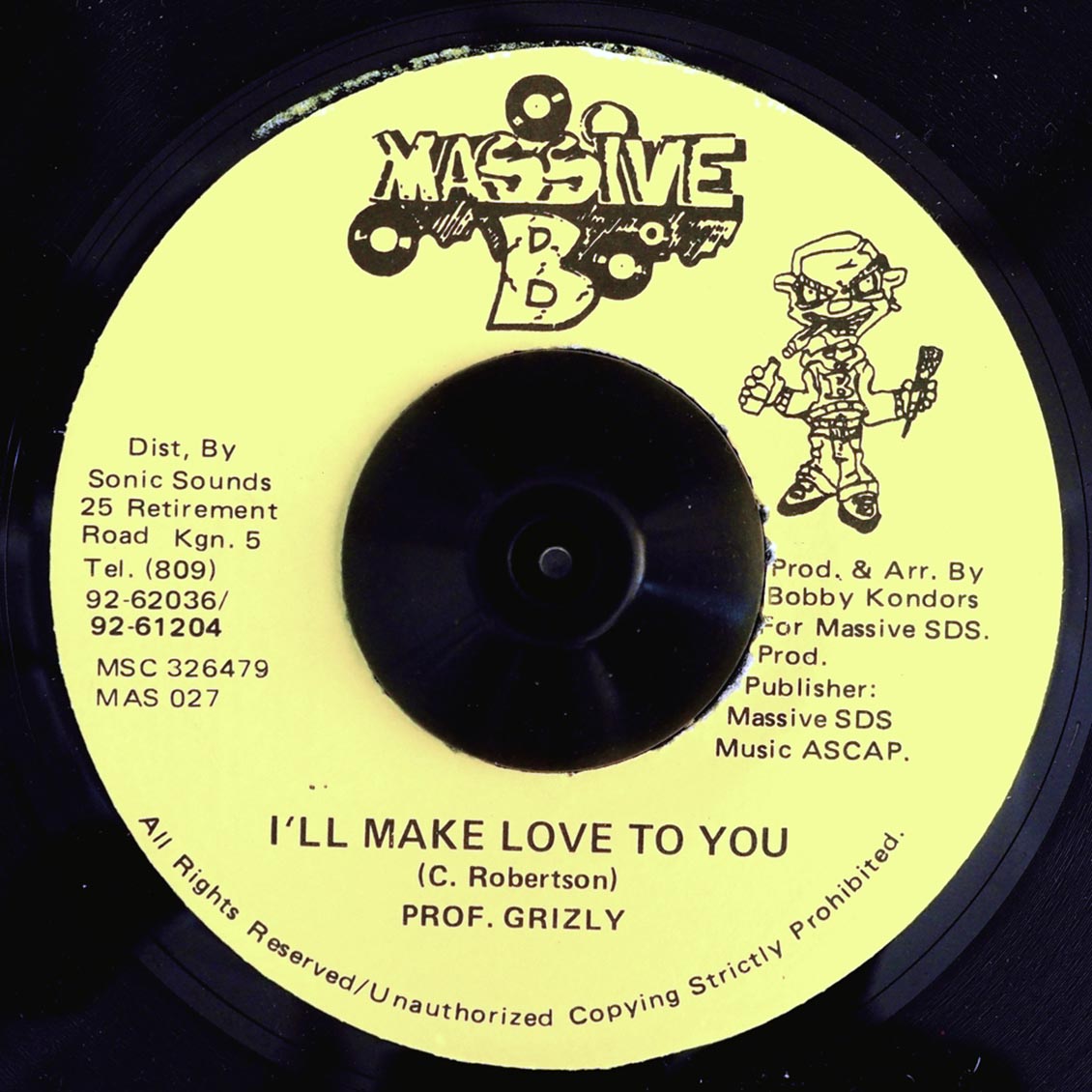 Professor Grizzly - I'll Make Love To You  /  Version [New Vinyl Record 7" Single]