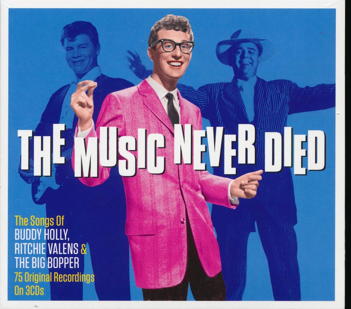 Buddy Holly, Ritchie Valens, The Big Bopper - The Music Never Died (75 tracks) (3xCD) (deluxe 3-fold digipak) [New CD]