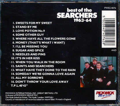 The Searchers - Best Of The Searchers 1963-64 [New CD]