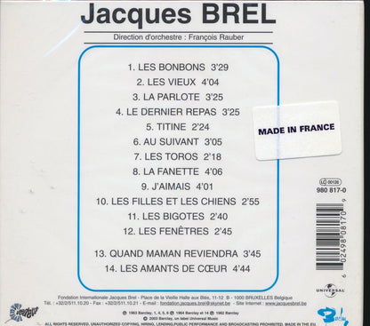 Jacques Brel - Jacques Brel (remastered) [New CD]