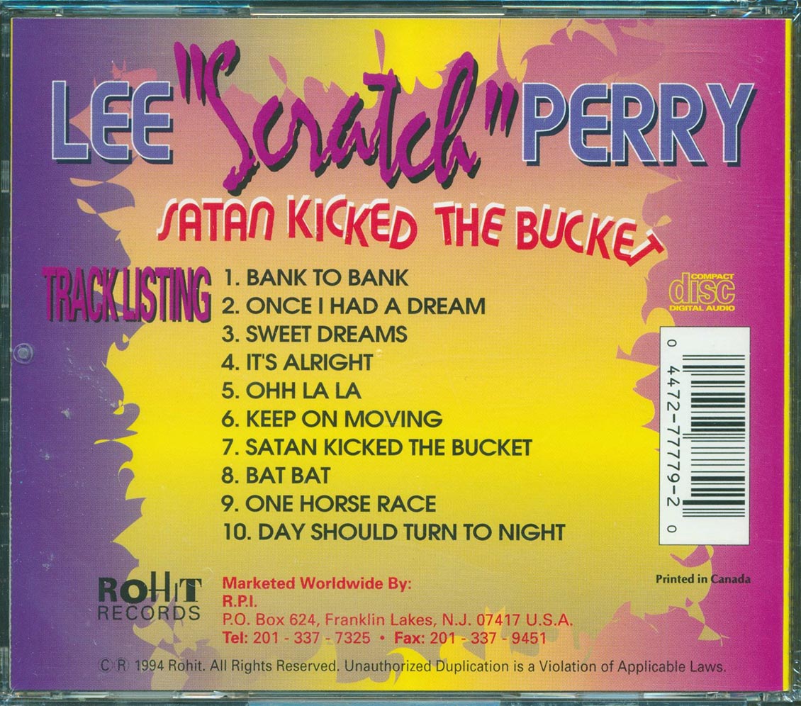 Lee Perry - Satan Kicked The Bucket [New CD]
