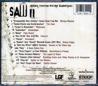 Queens Of The Stone Age, Buckethead, Etc. - Saw II Original Motion Picture Soundtrack [New CD]