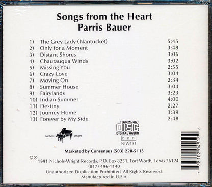 Parris Bauer - Songs From The Heart [New CD]