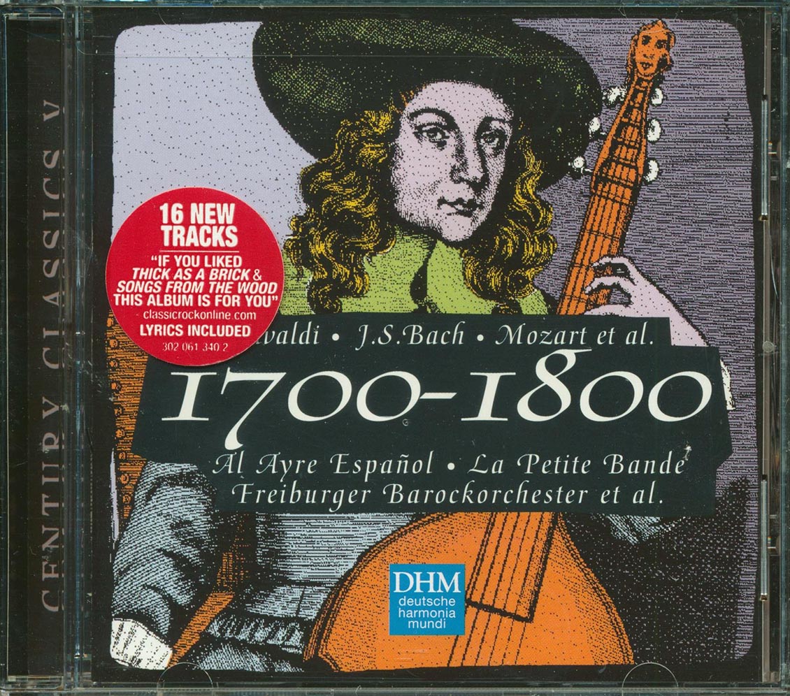 Vivaldi, Bach, Mozart, Et Al - Century Classics V: 1700-1800 (23 tracks) [New CD]