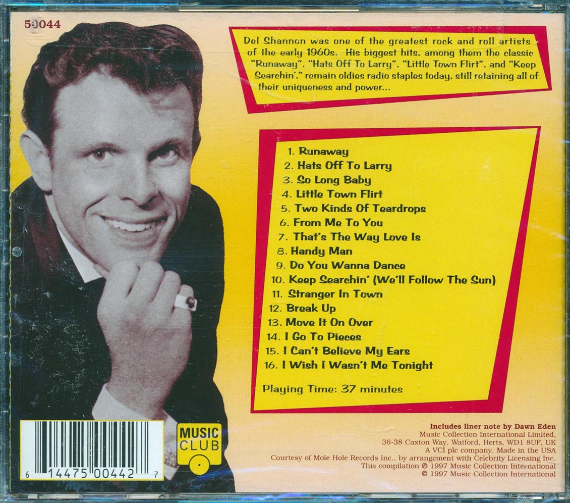 Del Shannon - This Is Del Shannon [New CD]