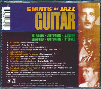 Pat Martino, Larry Coryell, Tal Farlow, Etc. - Giants Of Jazz: Guitar [New CD]