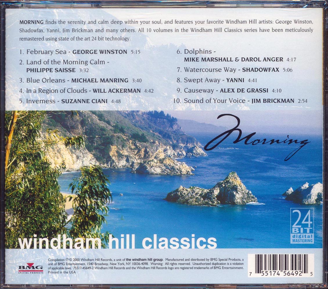 Yanni, George Winston, Etc. - Windham Hill Classics: Morning (24-bit mastering) [New CD]