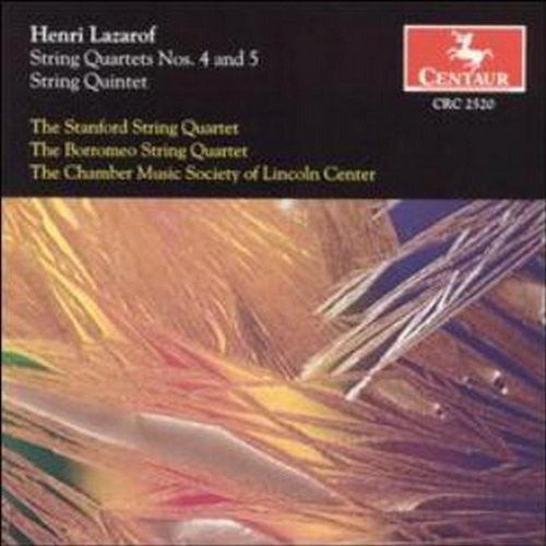 Lazarof / Chamber Music Society Of Lincoln Center - String Quartet 4 & 5 / String Quintet Music CD