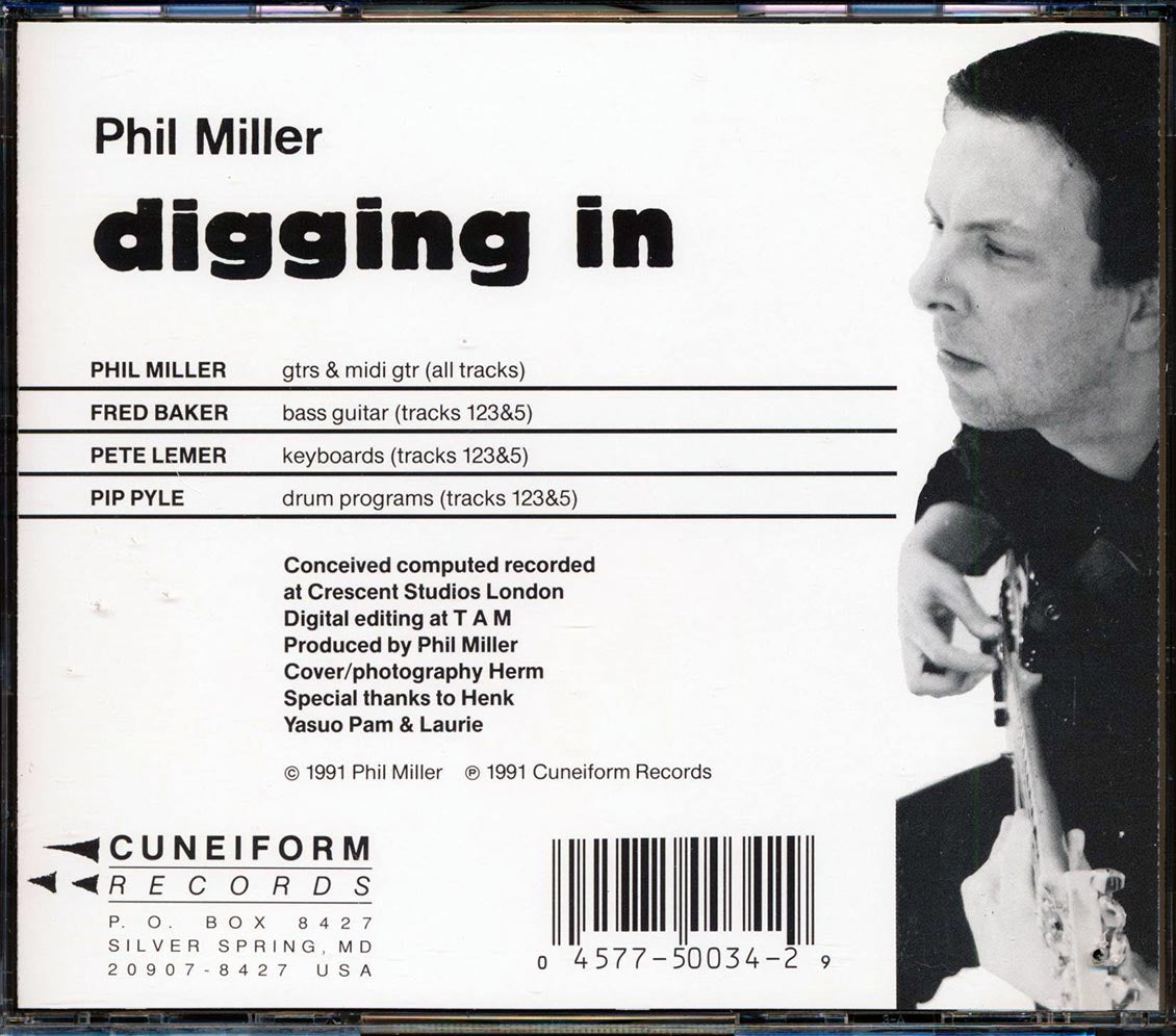 Phil Miller - Digging In [New CD]