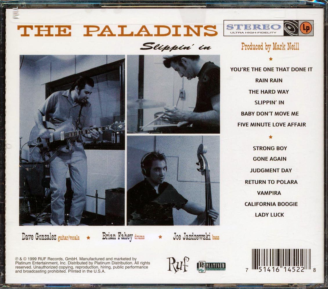 The Paladins - Slippin' In [New CD]