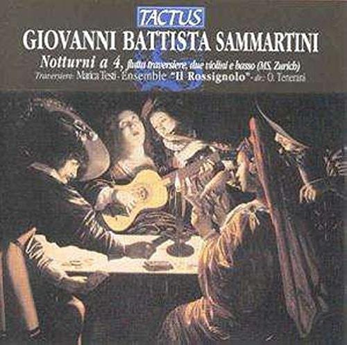 Sammartini / Tenerani / Ensemble Il Rossignolo - 4-Part Nocturnes Music CD
