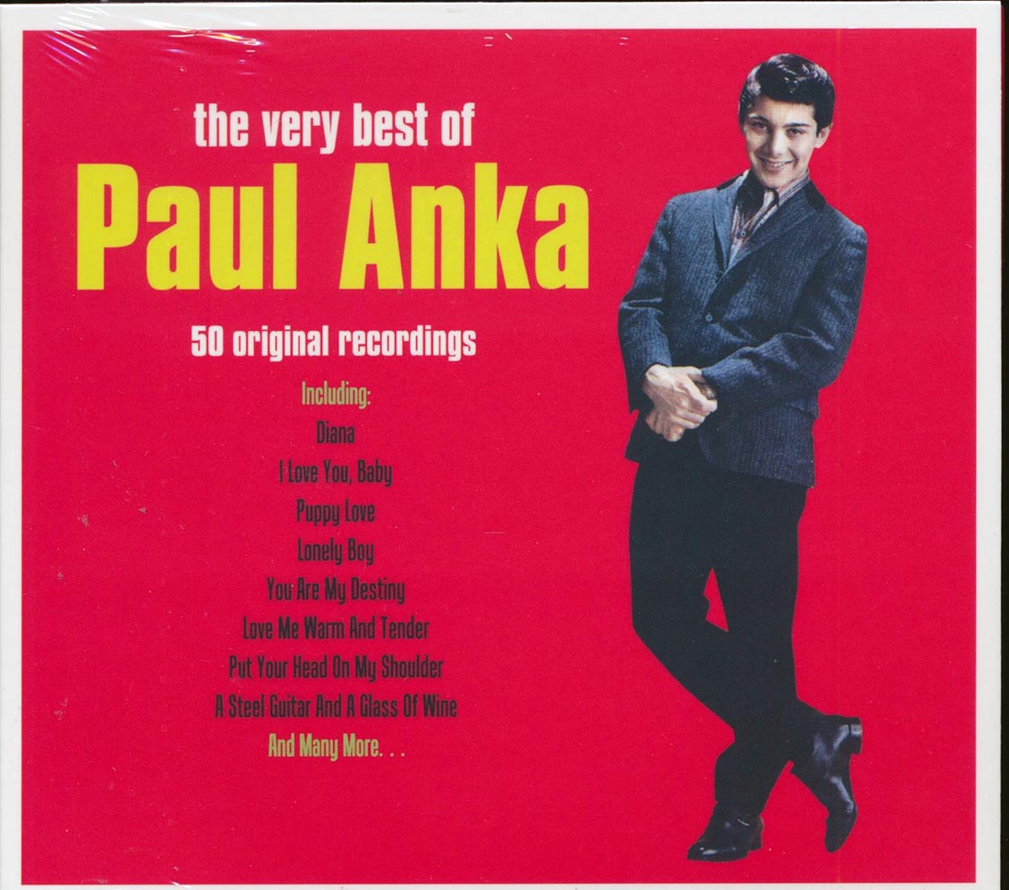 Paul Anka - The Very Best Of Paul Anka (50 tracks) (2xCD) (deluxe 3-fold digipak) [New CD]