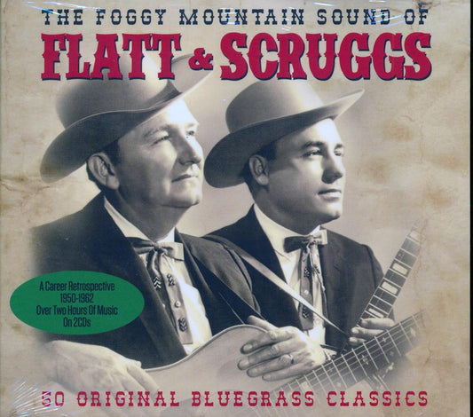 Flatt & Scruggs - The Foggy Mountain Sound Of Flatt & Scruggs (50 tracks) (2xCD) (deluxe 3-fold digipak) [New CD]