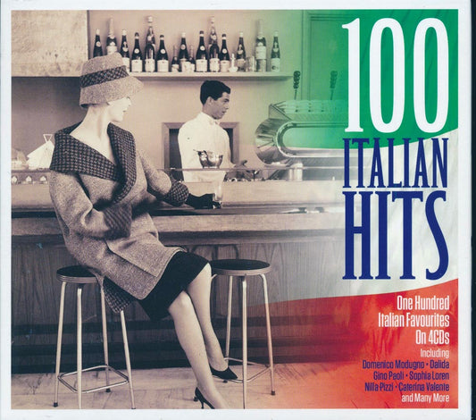 Caterina Valente, Sophia Loren, Dalida, Etc. - 100 Italian Hits (100 tracks) (4xCD) (deluxe 4-fold digipak) [New CD]