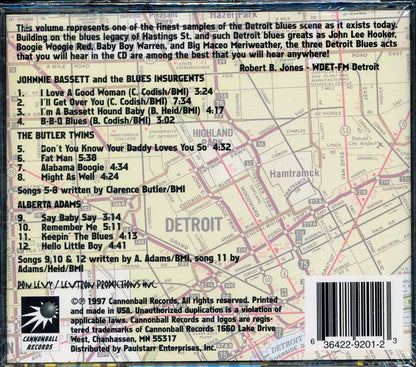 Johnnie Bassett, The Butler Twins, Alberta Adams - Blues Across America: The Detroit Scene [New CD]