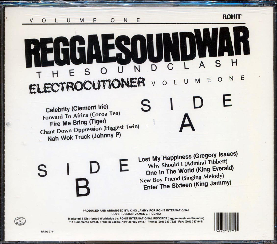 Clement Irie, Tiger, Cocoa Tea, King Everald, King Jammy, Etc. - Reggae Sound War The Soundclash: Electrocutioner Volume 1 [New CD]